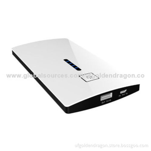 White 8000mAh Smartphone Universal Power Bank Charger